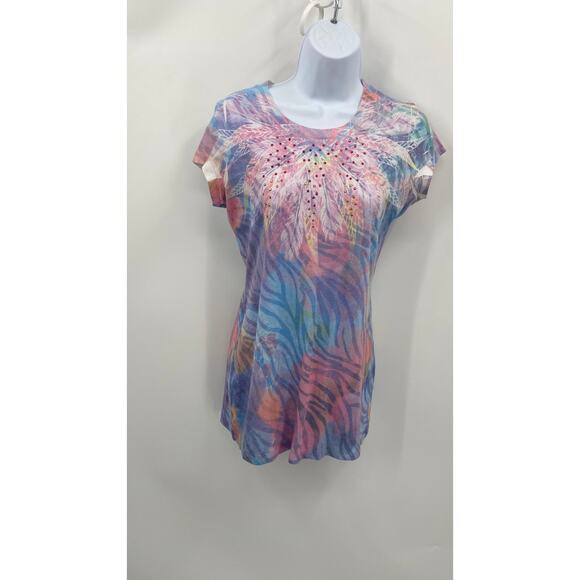 Live to be Spoiled Tie-Dyed Shirt - Size Large, Multicolor - Picture 1 of 4
